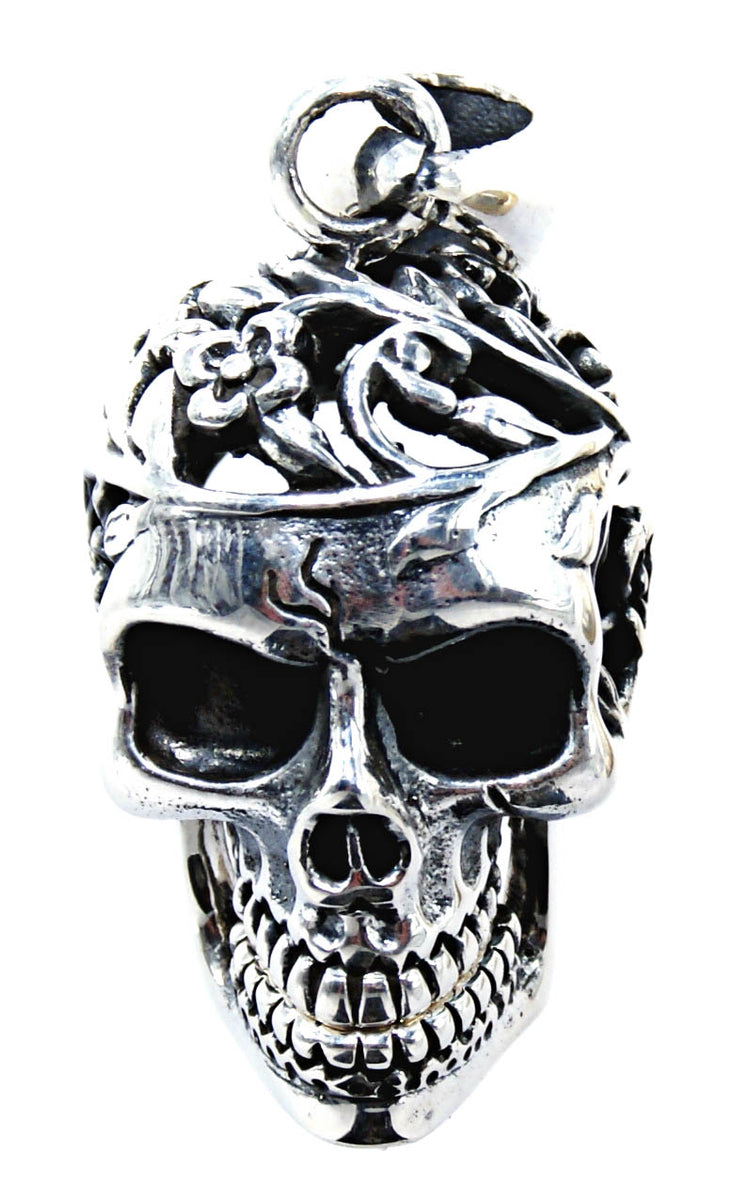 Anhänger 179 Totenkopf - Silber – Kiss of Leather