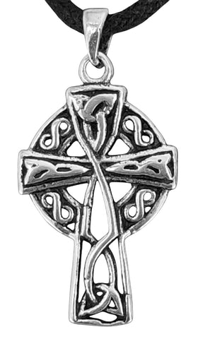 Keltenkreuz 106 mit Schlangenkette - Silber