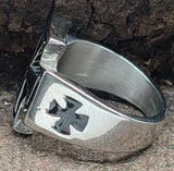 Ring Eisernes Kreuz Gr. 58-72 - Edelstahl