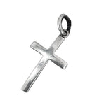 Kreuz 19 mit Schlangenkette - Silber