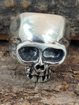 Ring Totenkopf, Gr. 54-76 (tk11) - Silber