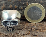 Ring Totenkopf, Gr. 54-76 (tk11) - Silber