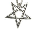 Pentagramm 51 mit Schlangenkette - Silber